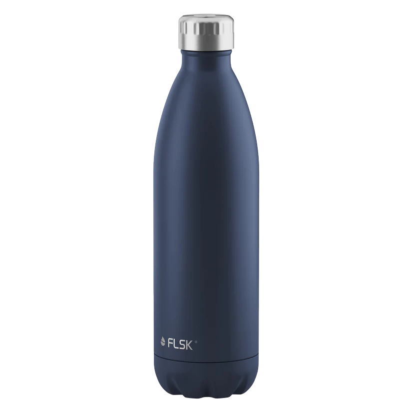 FLSK Trinkflasche aus Edelstahl 1000 ml - midnight