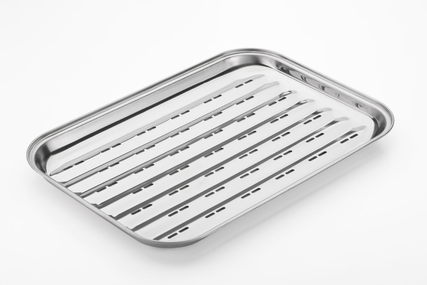 Grillschale Edelstahl 34,5x24cm
