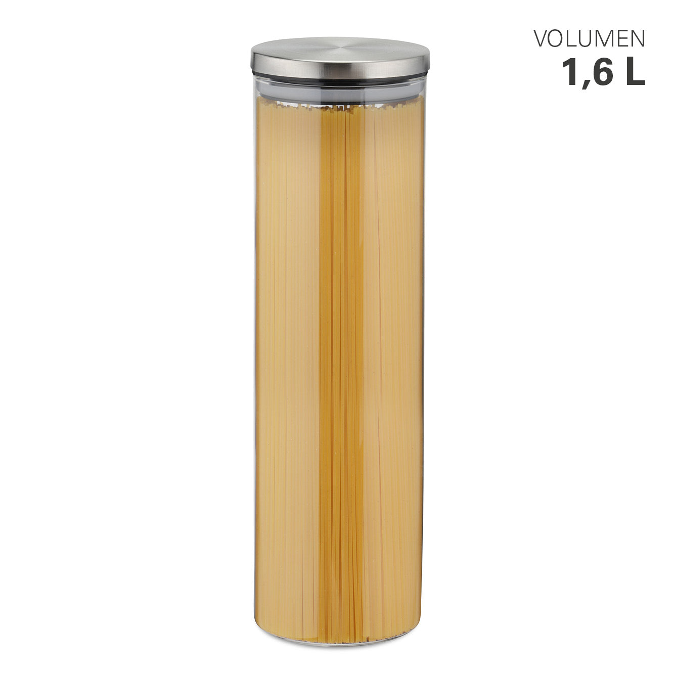 Vorratsdose rund Borosilikatglas 1,6 Liter Ø10x29,5cm
