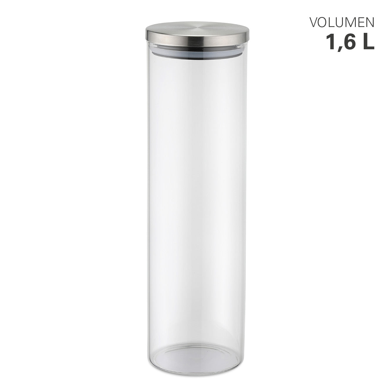 Vorratsdose rund Borosilikatglas 1,6 Liter Ø10x29,5cm
