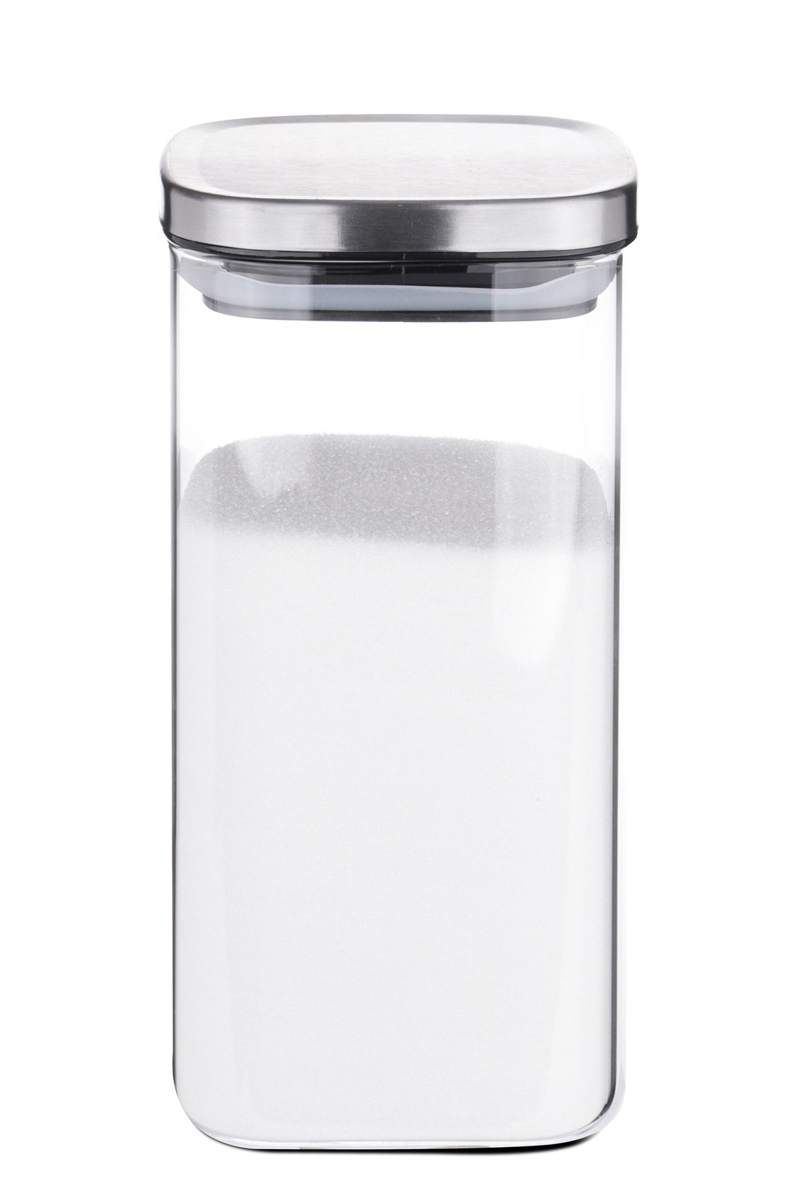 Vorratsdose eckig Borosilikatglas 1,2 Liter 10x20,5cm