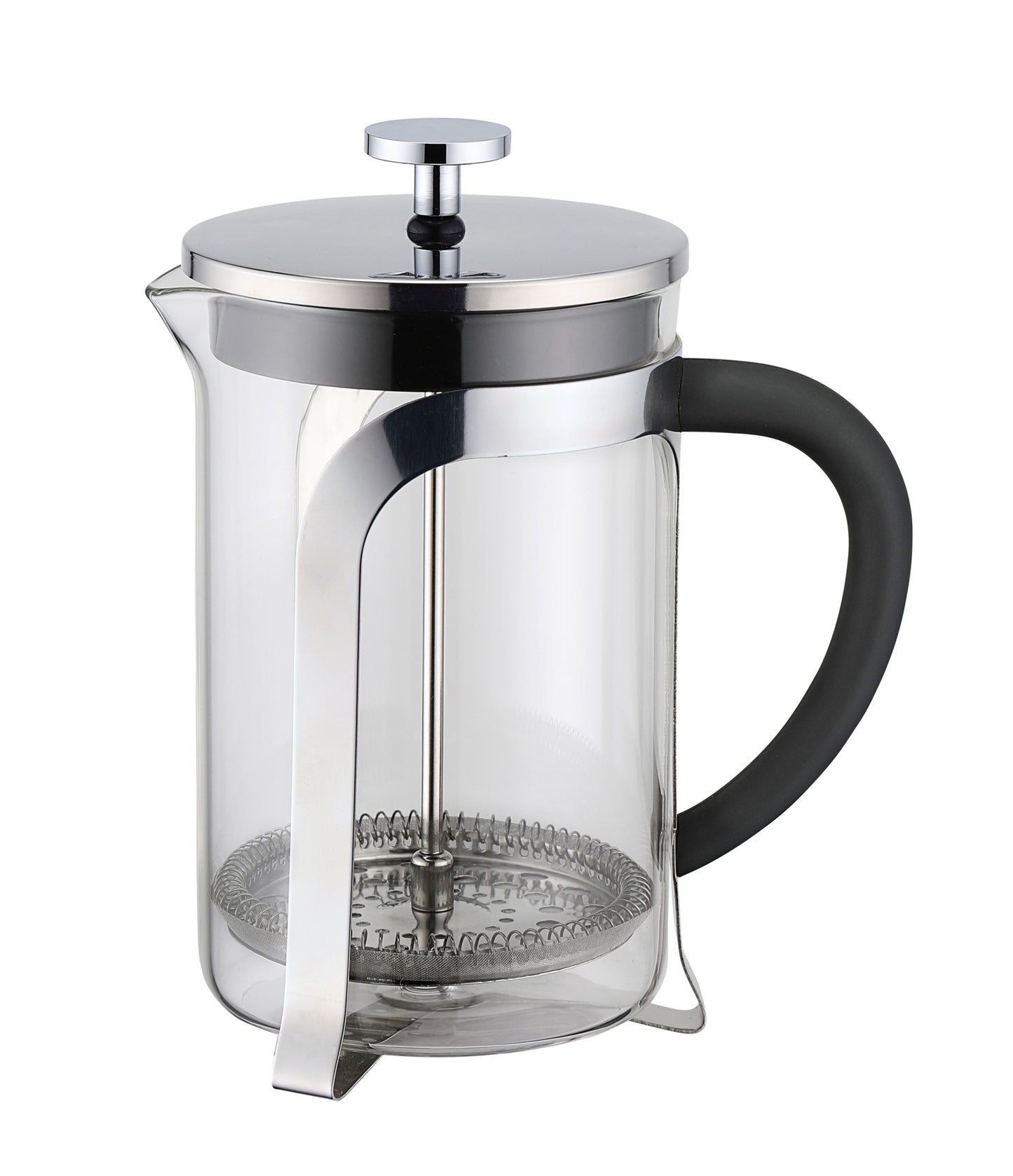 Pressfilterkanne Borosilikatglas/Edelstahl 0,6Liter