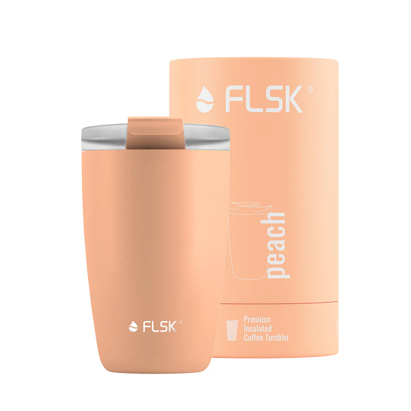 FLSK Kaffeebecher aus Edelstahl 350 ml - peach