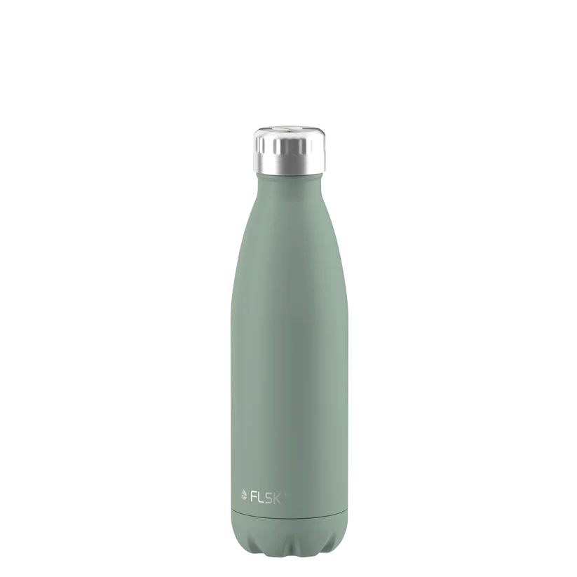 FLSK Trinkflasche aus Edelstahl 500 ml - sage
