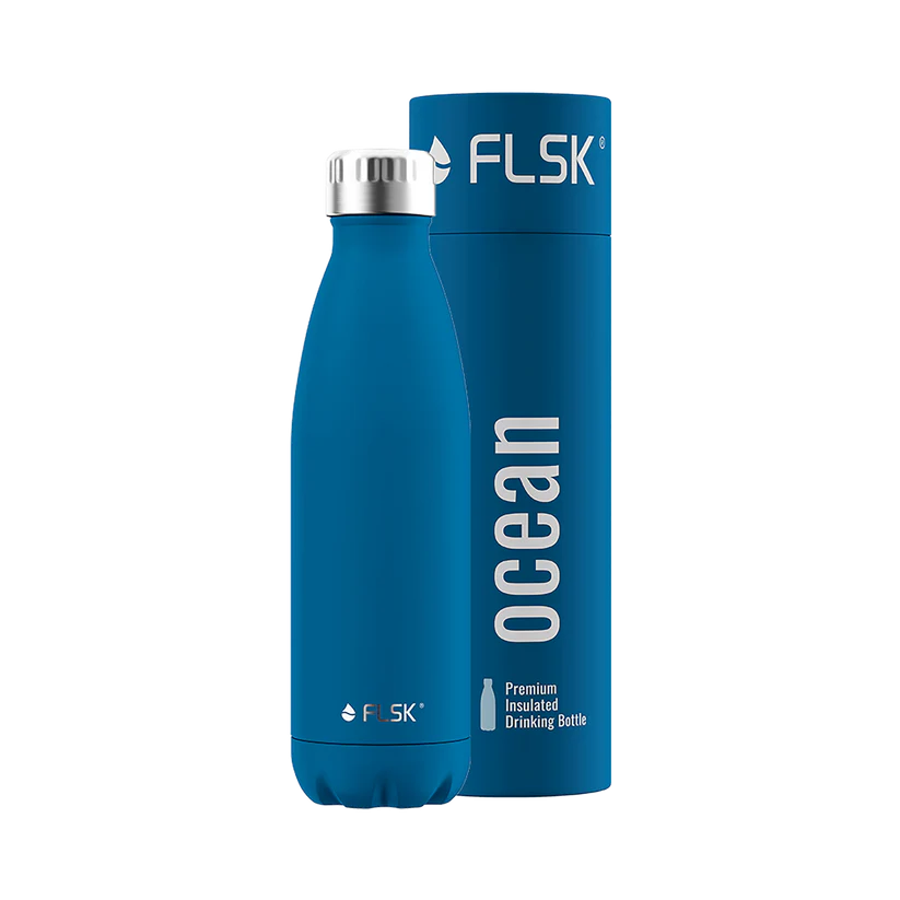 FLSK Trinkflasche aus Edelstahl 500 ml - ocean