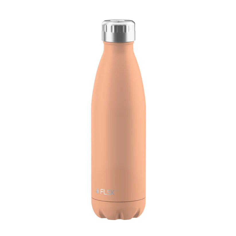 FLSK Trinkflasche aus Edelstahl 500 ml - peach