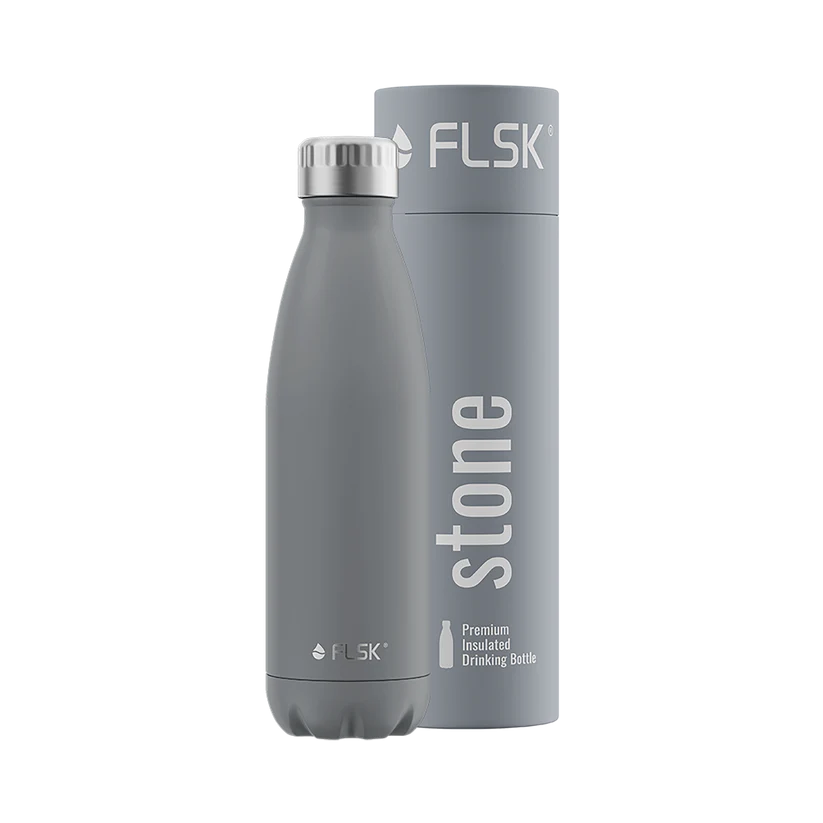 FLSK Trinkflasche aus Edelstahl 500 ml - stone