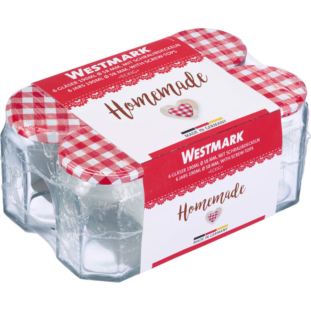 Einmachgläser 190ml - 6 Stück