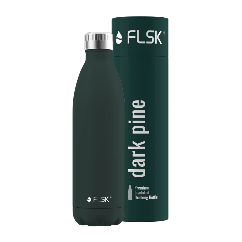 FLSK Trinkflasche aus Edelstahl 750 ml - dark pine