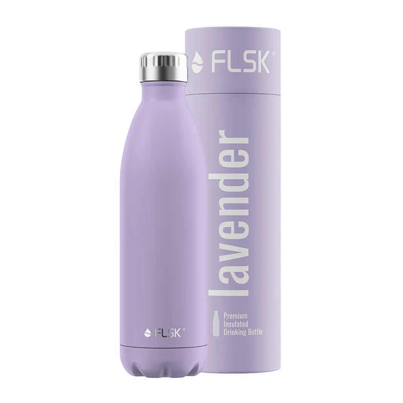 FLSK Trinkflasche aus Edelstahl 750 ml - lavender