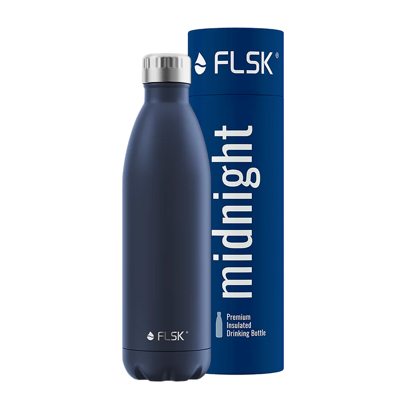FLSK Trinkflasche aus Edelstahl 750 ml - midnight