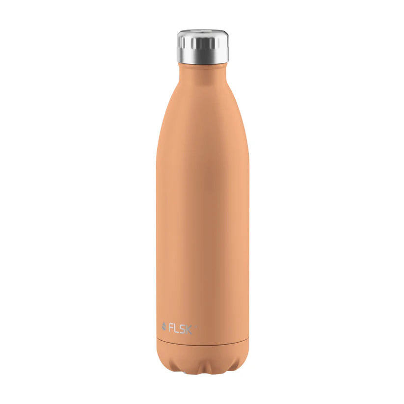 FLSK Trinkflasche aus Edelstahl 750 ml - peach