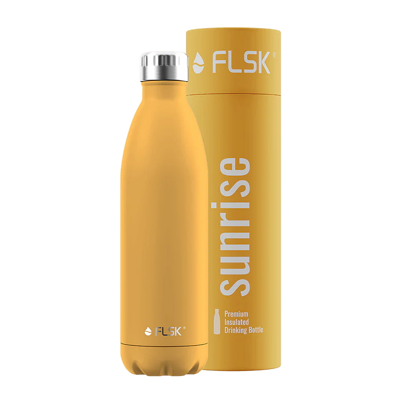 FLSK Trinkflasche aus Edelstahl 750 ml - sunrise