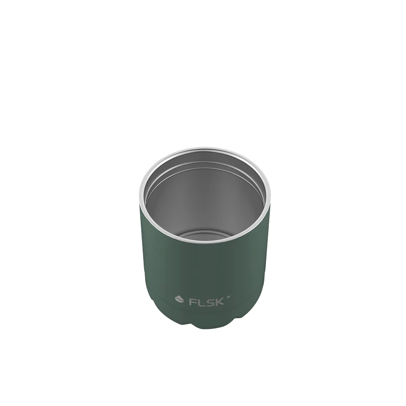 FLSK Trinkflasche mit Becher 700ml - ridge green