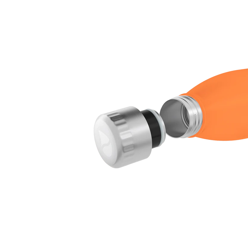 FLSK Trinkflasche mit Becher 700ml - orange