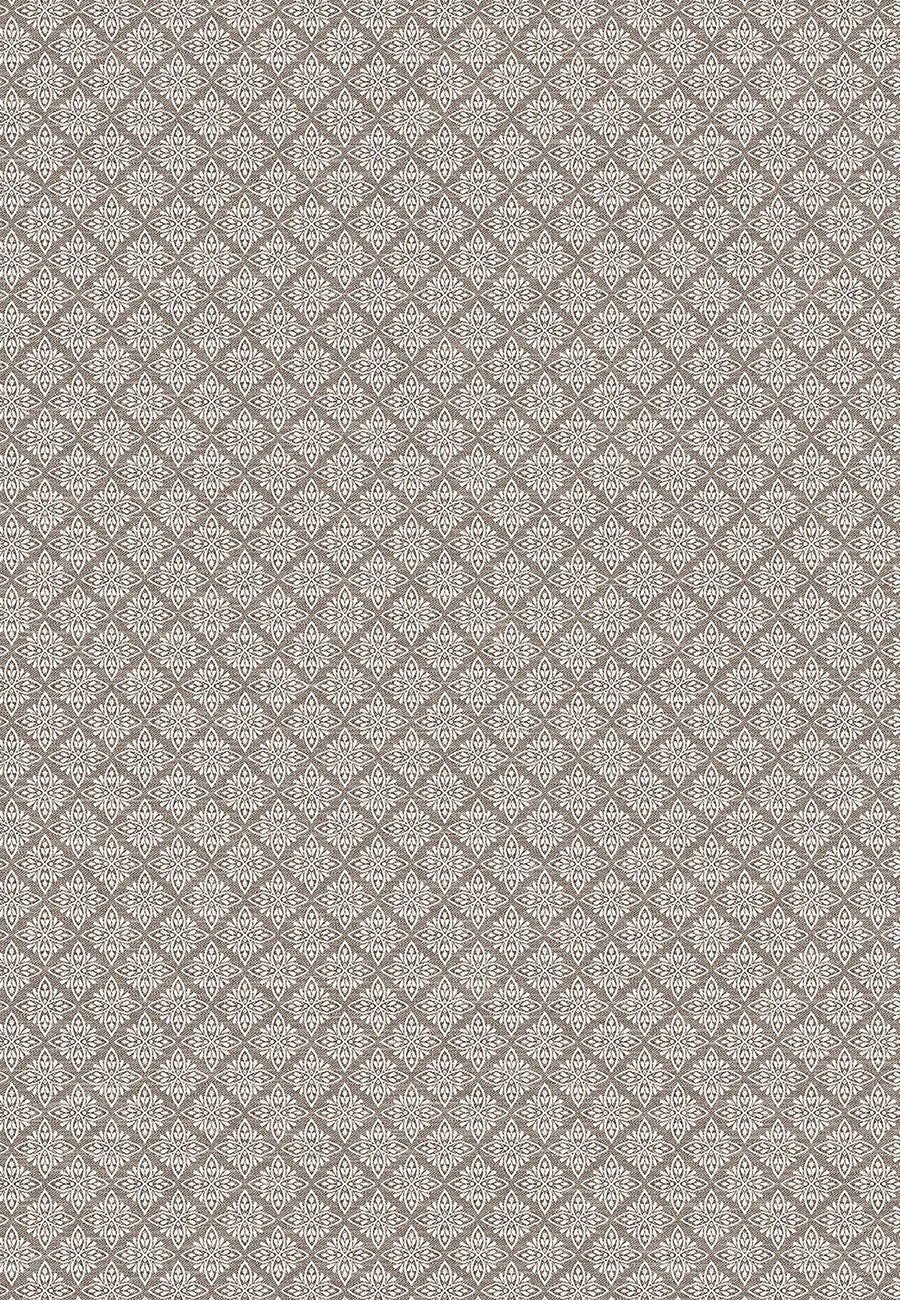 Gläsertuch Ornament 2 mocca