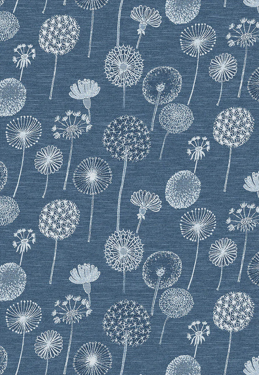 Gläsertuch Pusteblume marine
