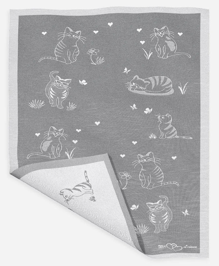 Geschirrtuch Schnursula silber