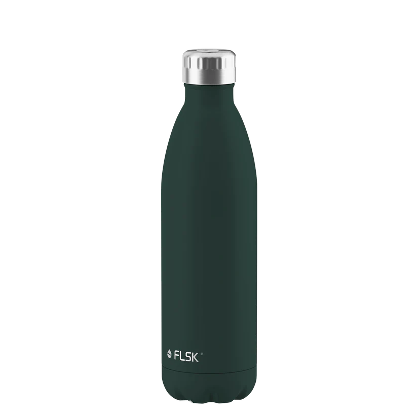 FLSK Trinkflasche aus Edelstahl 750 ml - dark pine