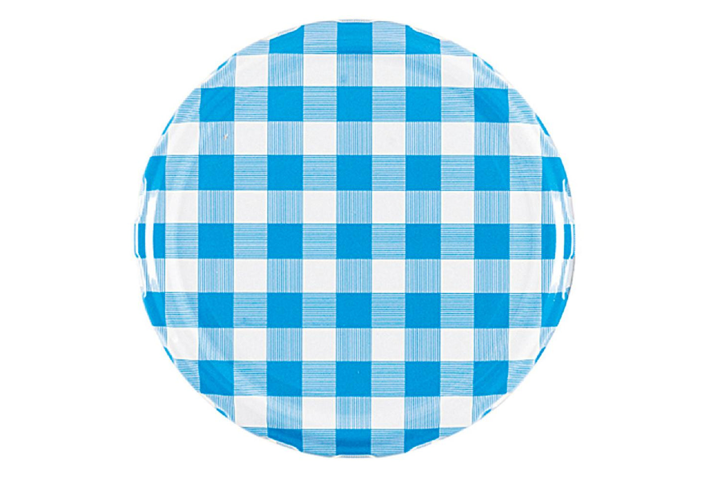 Twist-Off Deckel Ø82mm blau/weiß - 10 Stück