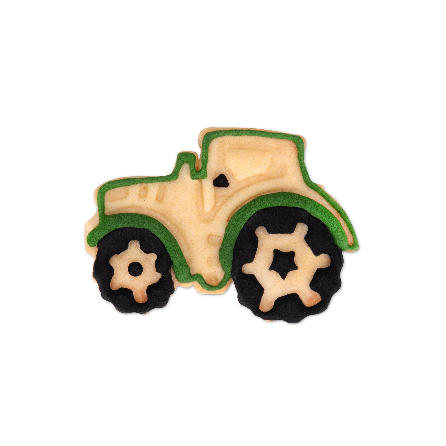 Präge Ausstecher "Traktor" mit Auswerfer 6,5cm