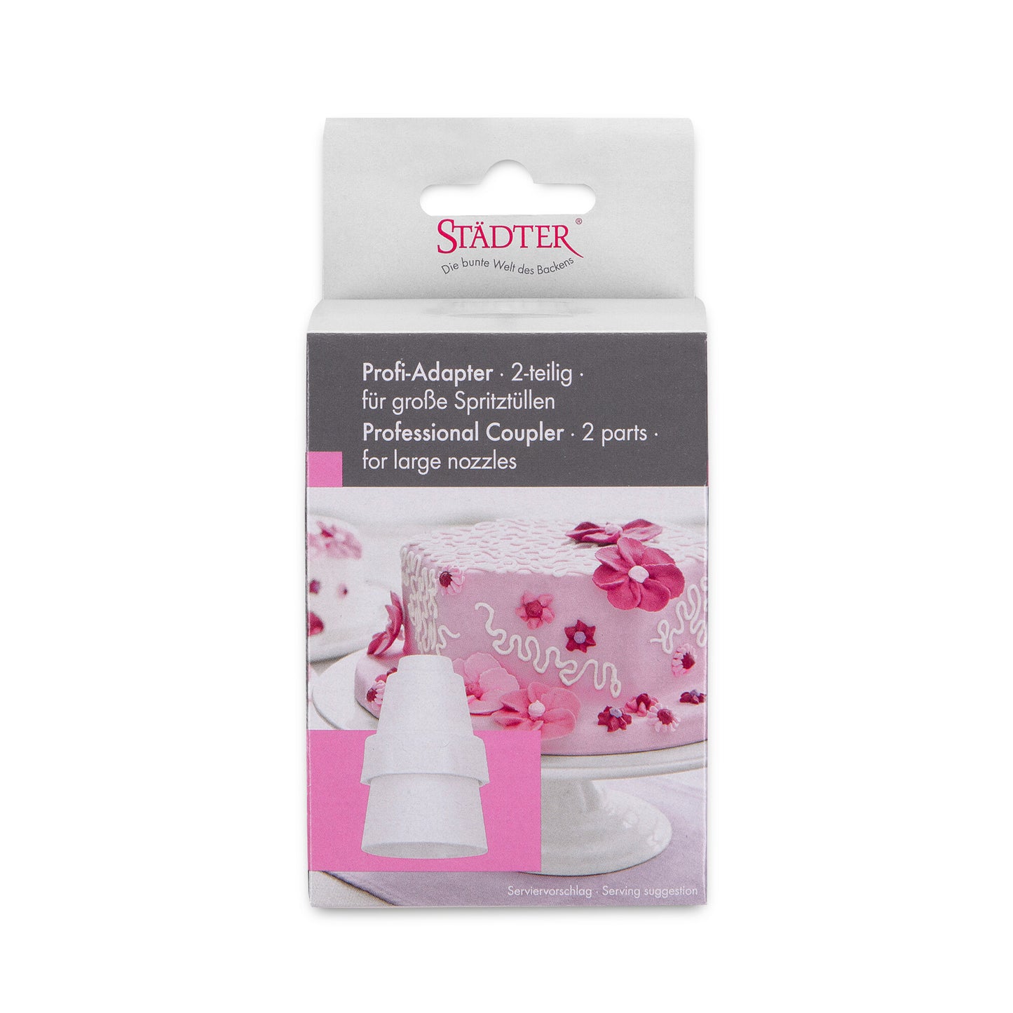 Profi Adapter Groß für Spritztülle 2tlg.
