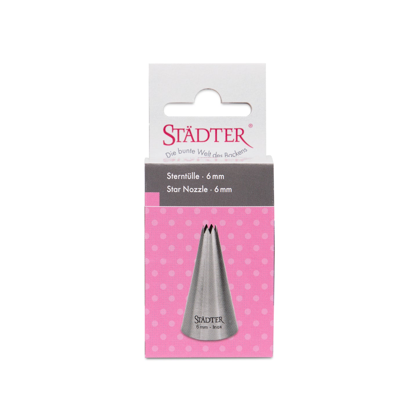 Sterntülle Edelstahl 6mm