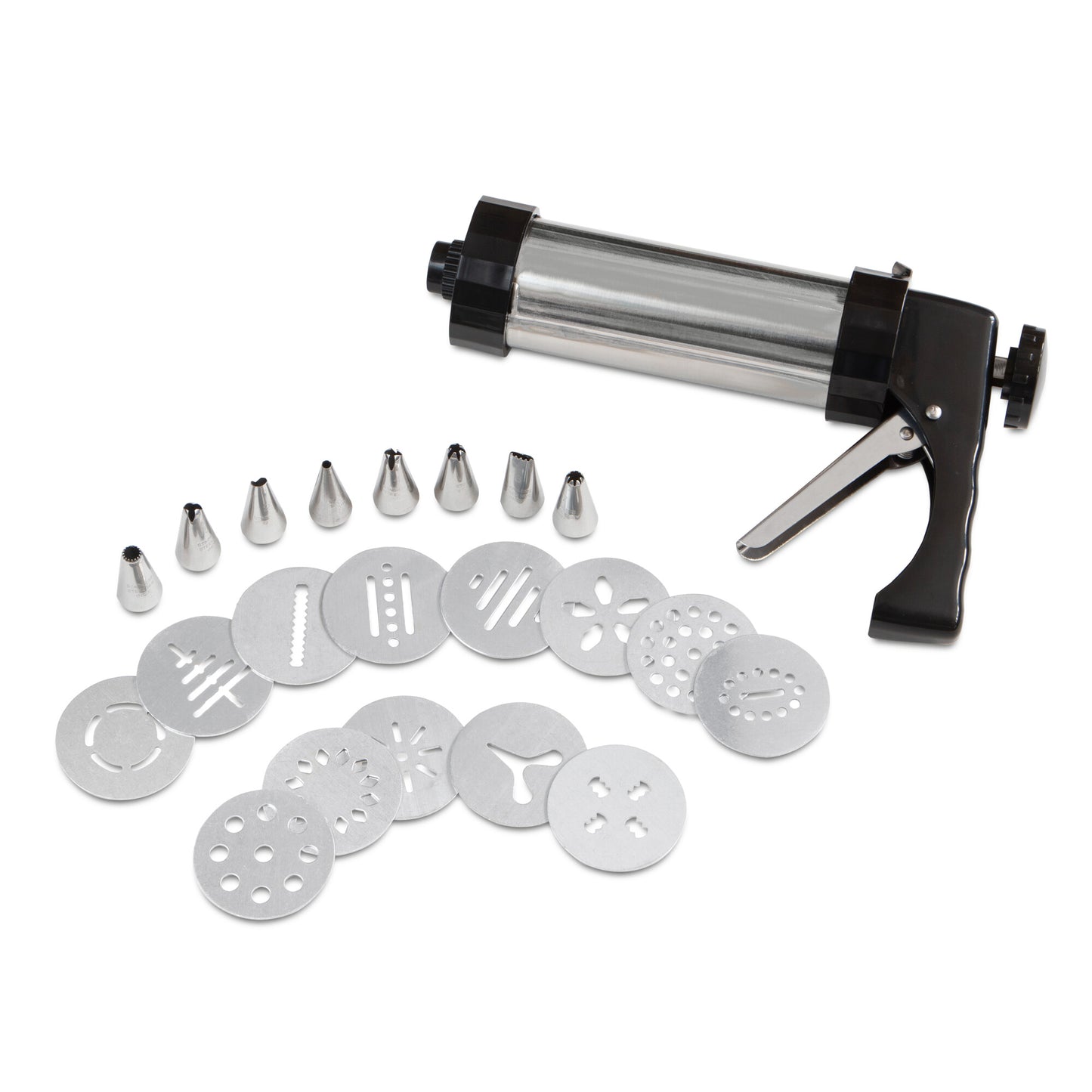 Gebäckpresse für Spritzgebäck 23tlg.