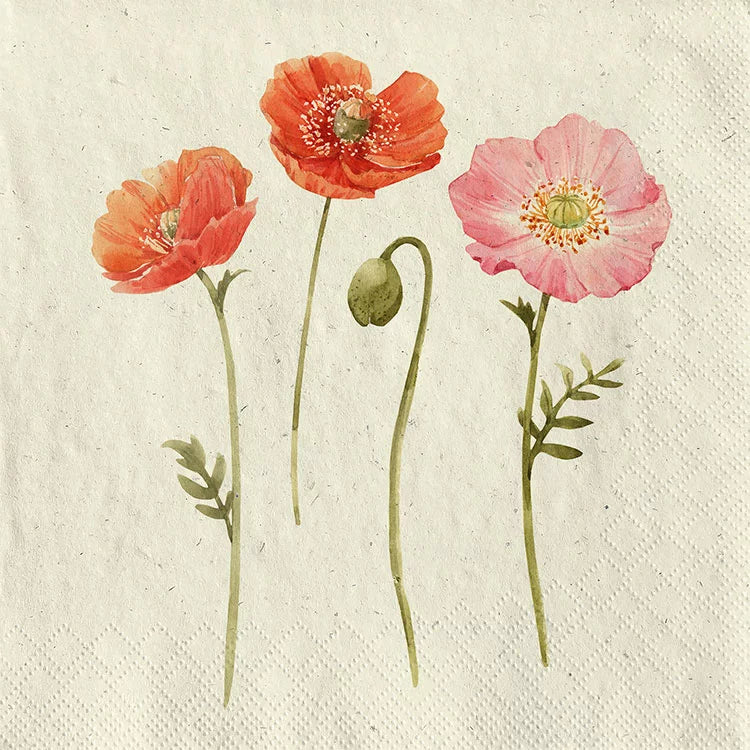Cocktail Serviette "Summer beauties" 24x24cm - 20Stk.