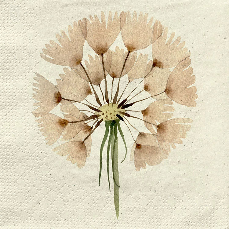 Lunch Serviette "modern dandelion" 33x33cm - 20Stk.