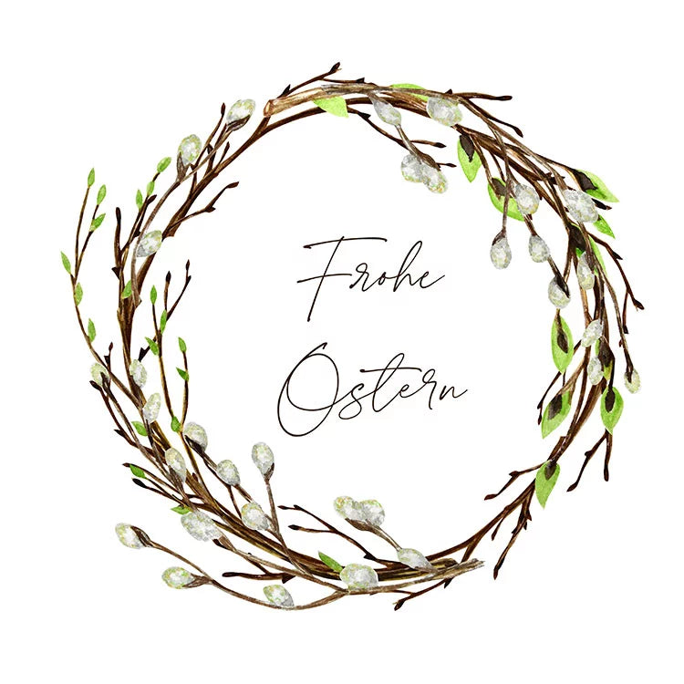 Lunch Serviette "Frohe Ostern" 33x33cm - 20Stk.