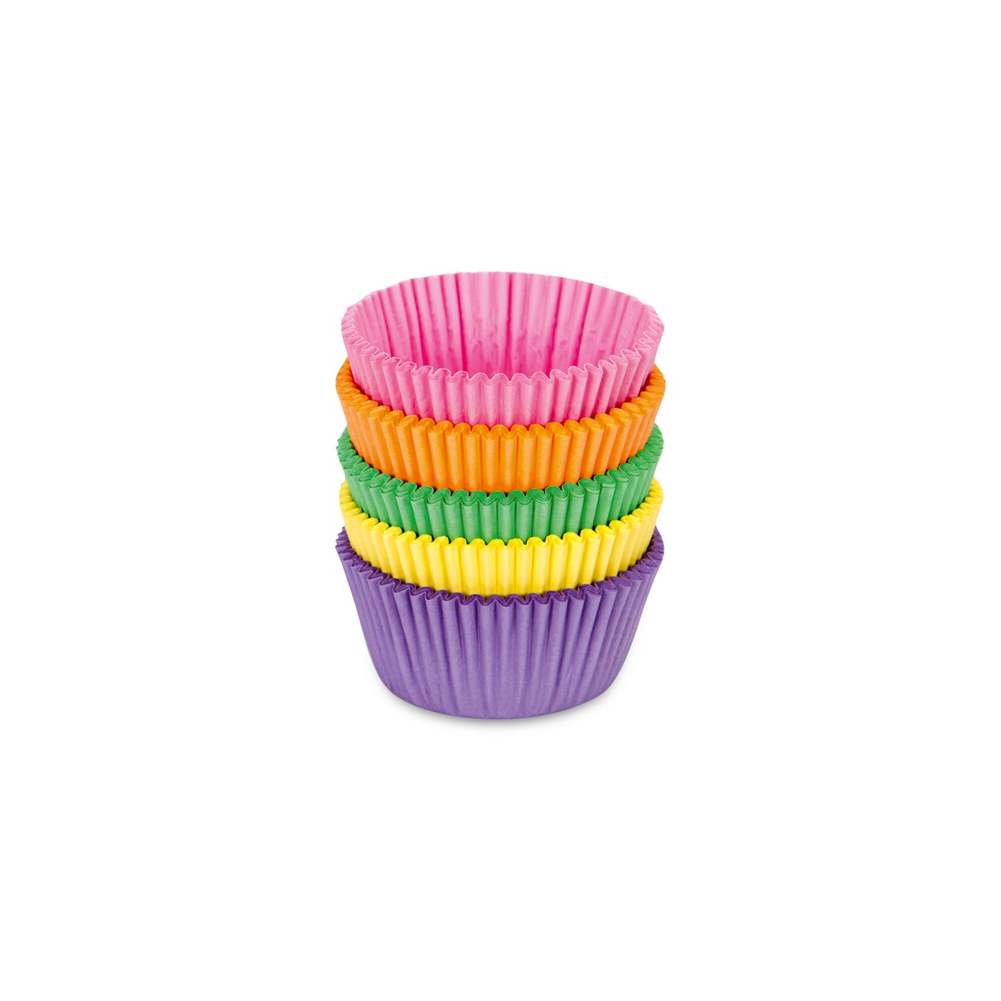 Papier Backförmchen mini "bunt" - 100 Stück
