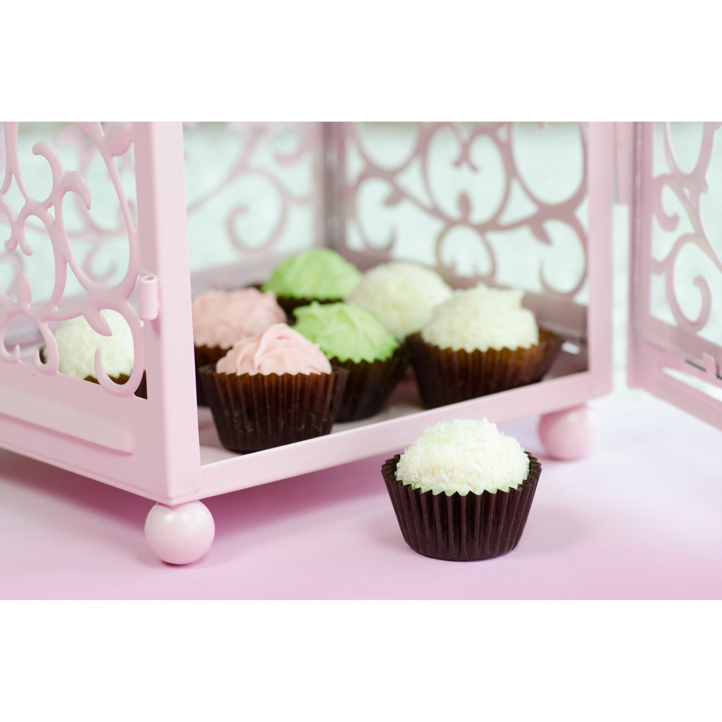 Pralinenkapsel Papier braun für Muffin- Konfekt 100Stk.