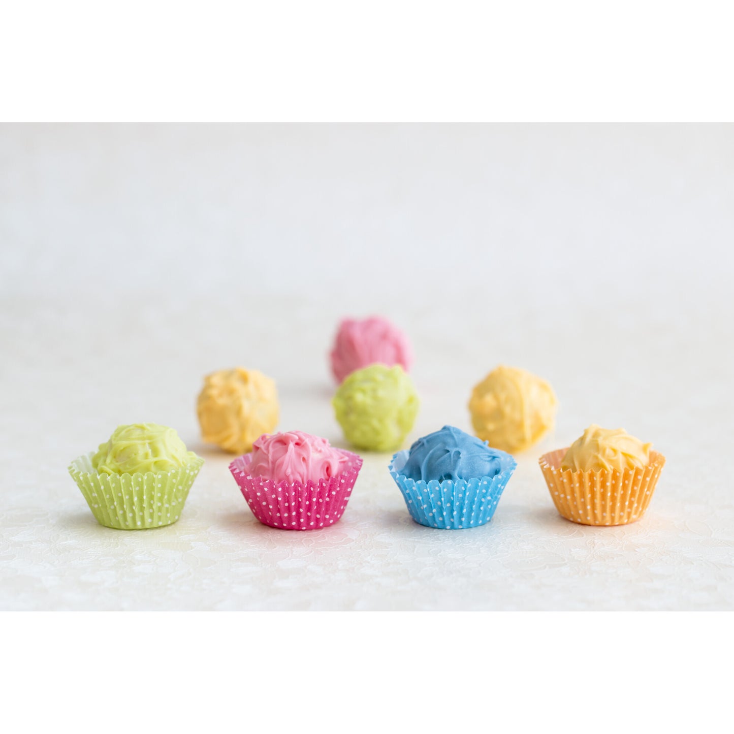 Pralinenkapsel Papier Backförmchen Retro für Muffin- Konfekt 100Stk.