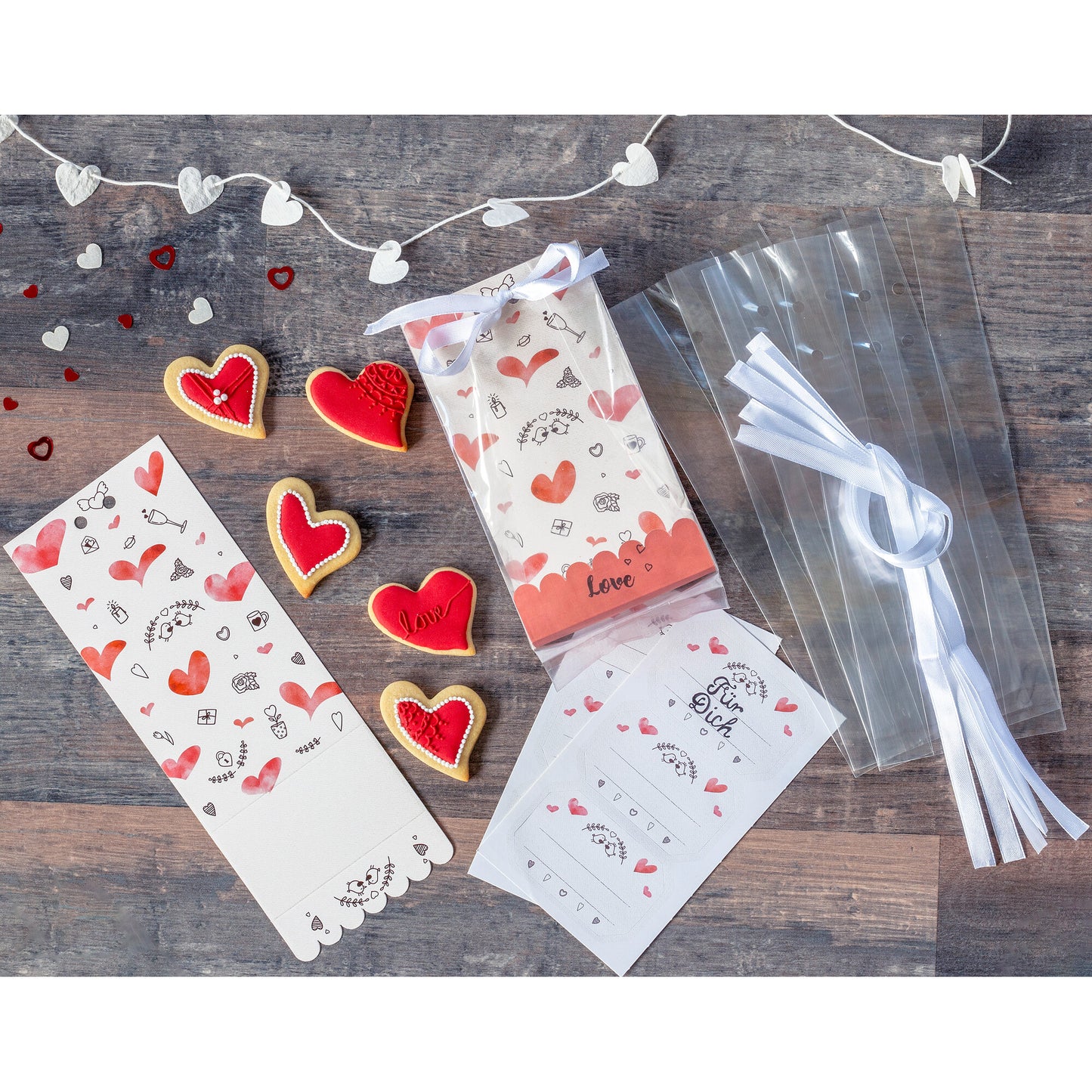 Geschenktüten "Sweet Love" 24tlg.
