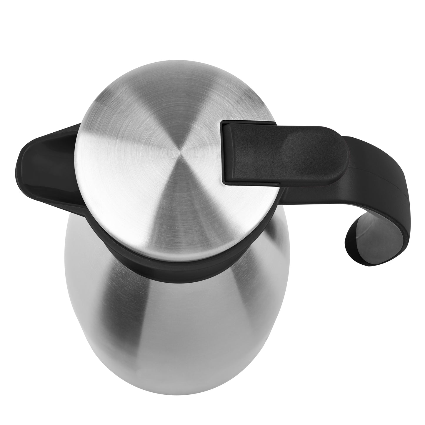 Soft Grip Isolierkanne Edelstahl 1,0 Liter schwarz
