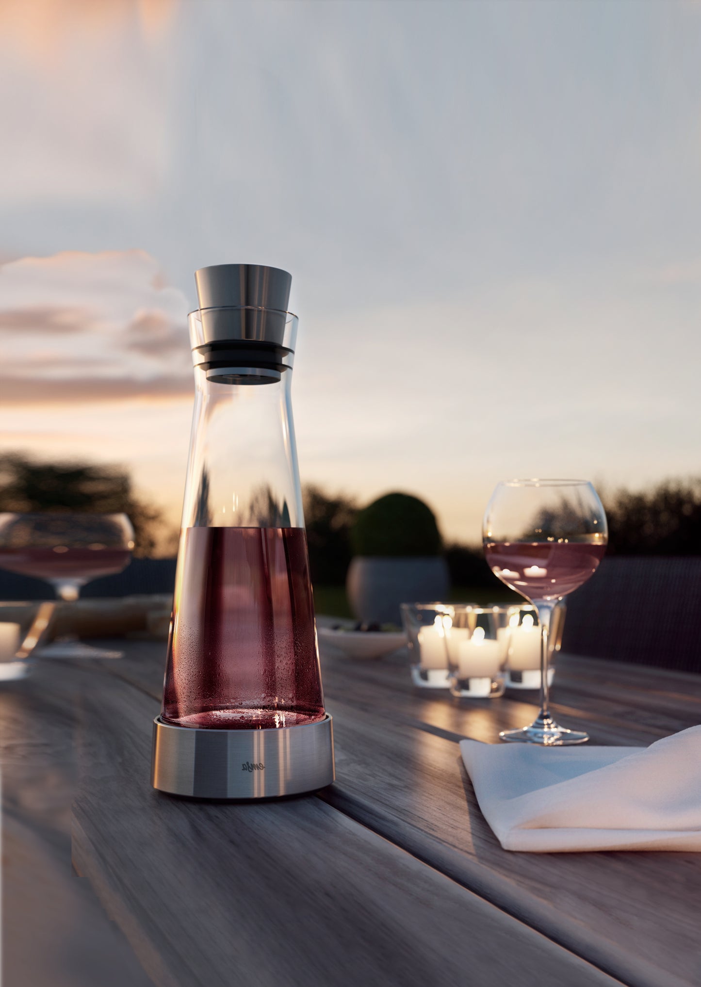 Flow Slim Karaffe 1,0Liter mit Kühlelement