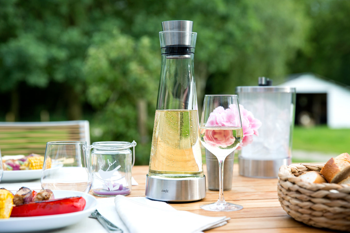 Flow Slim Karaffe 1,0Liter mit Kühlelement
