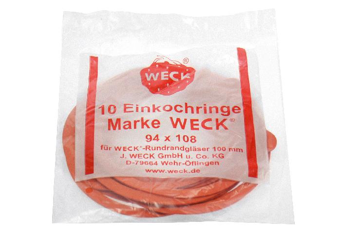 Weck Einkochringe 94x108mm - 10 Stück