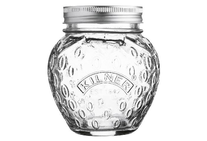 Schraubdeckelglas "Erdbeere" 400ml