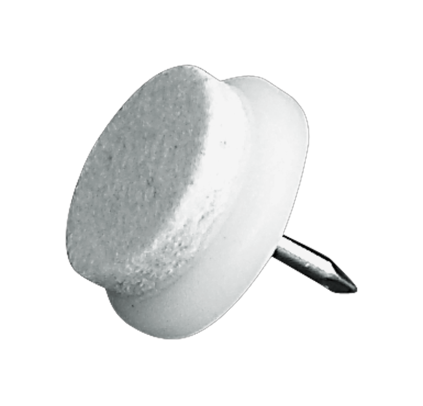 Filzgleiter weiß Ø20/24mm - 16 Stück