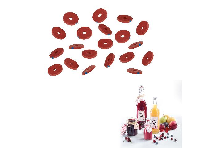 Gummidichtung für Bierflaschen - 20 Stück