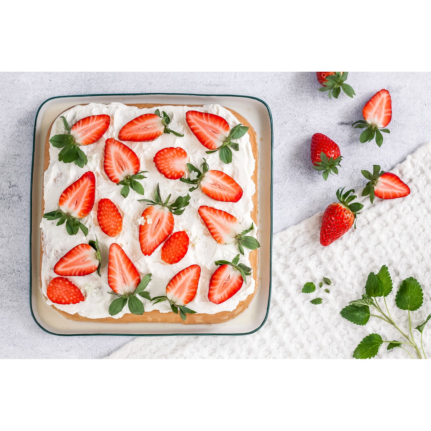 we love baking - Springform Quadratisch 23x23cm