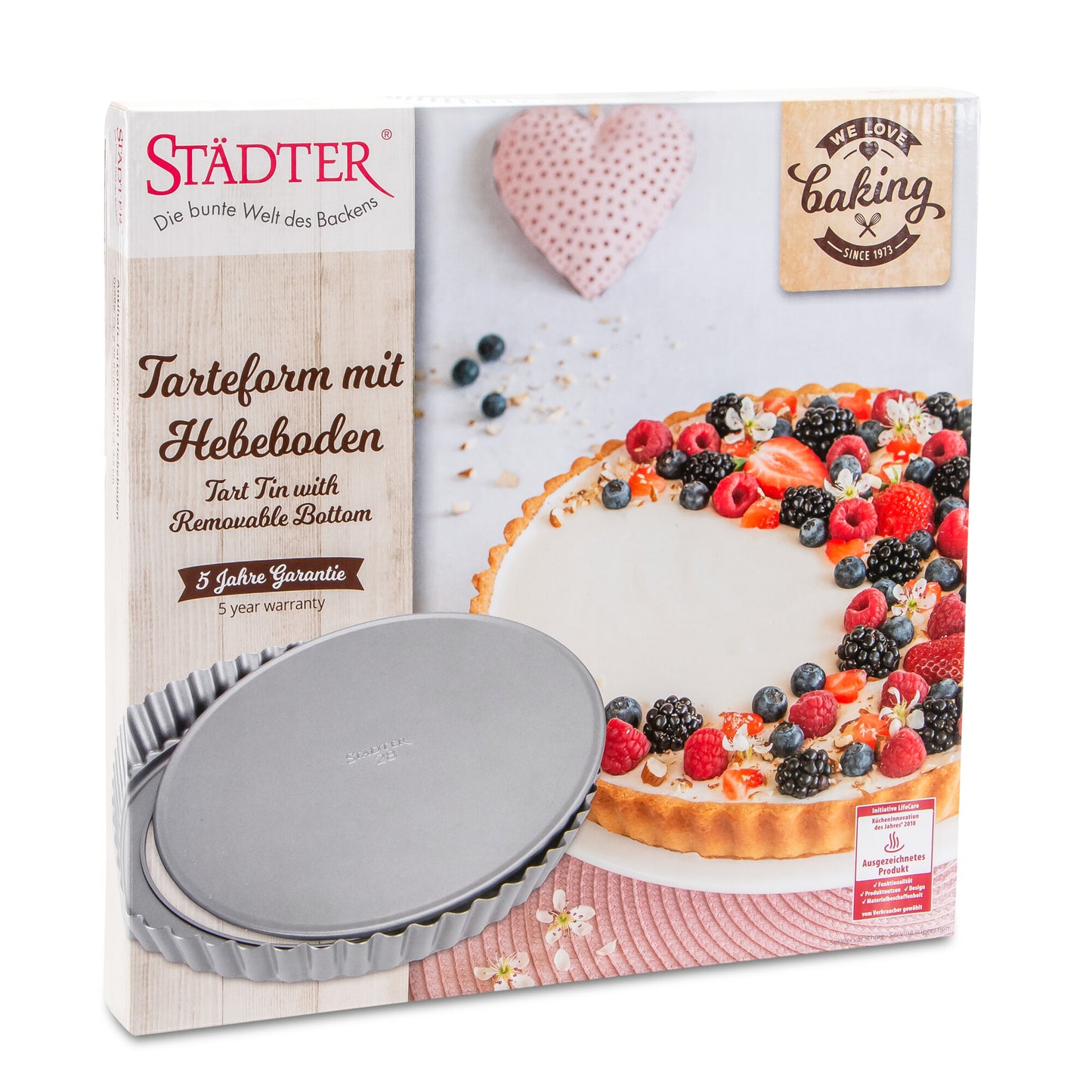 we love baking - Tarteform mit Hebeboden Ø28cm