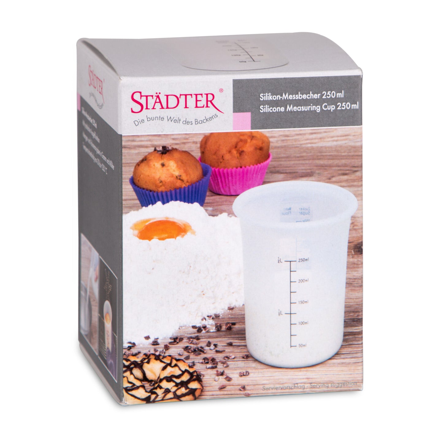 Messbecher 0,25 Liter Silikon