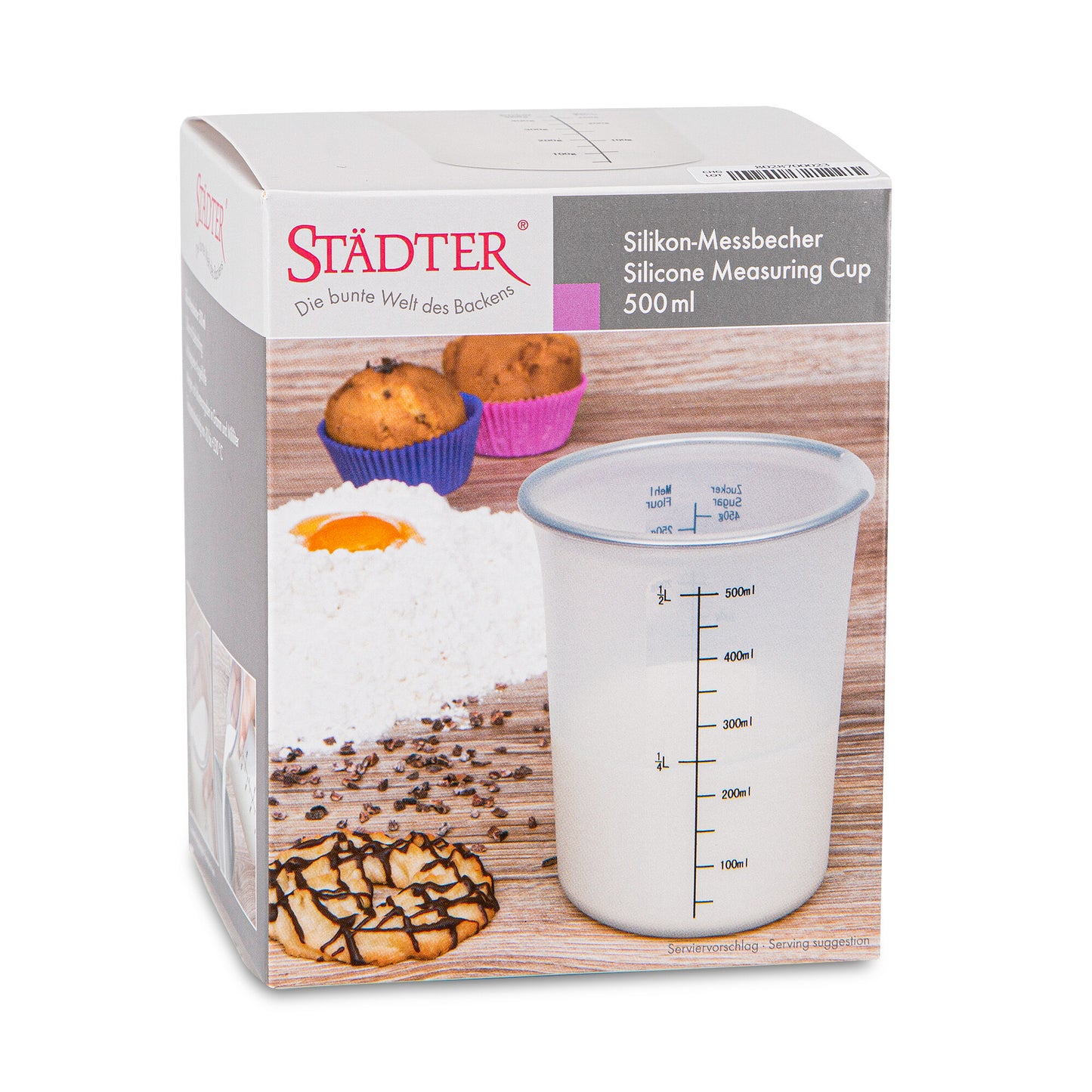 Messbecher 0,5 Liter Silikon