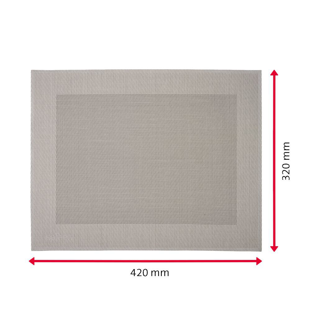 Tischset »Home«, 42 x 32 cm, taupe hell