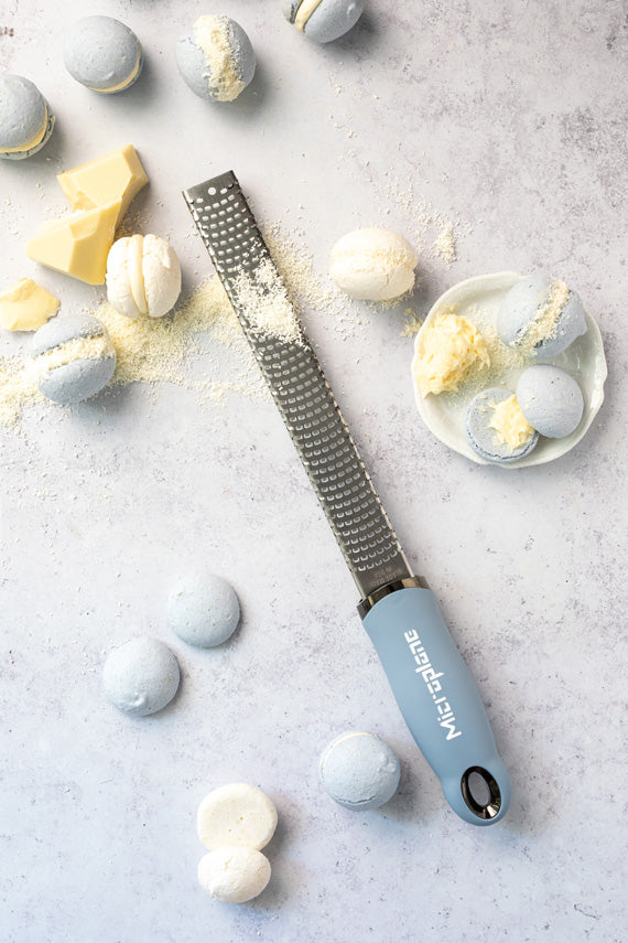 Zester/Reibe Premium Küstenblau