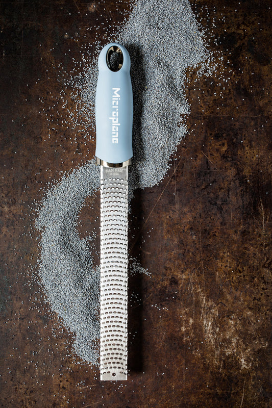 Zester/Reibe Premium Küstenblau