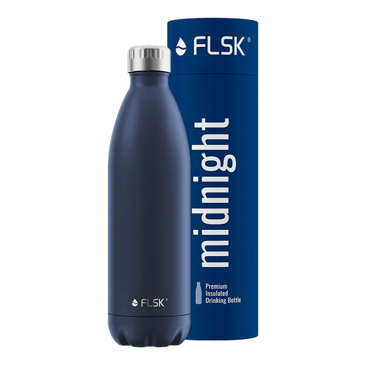 FLSK Trinkflasche aus Edelstahl 1000 ml - midnight